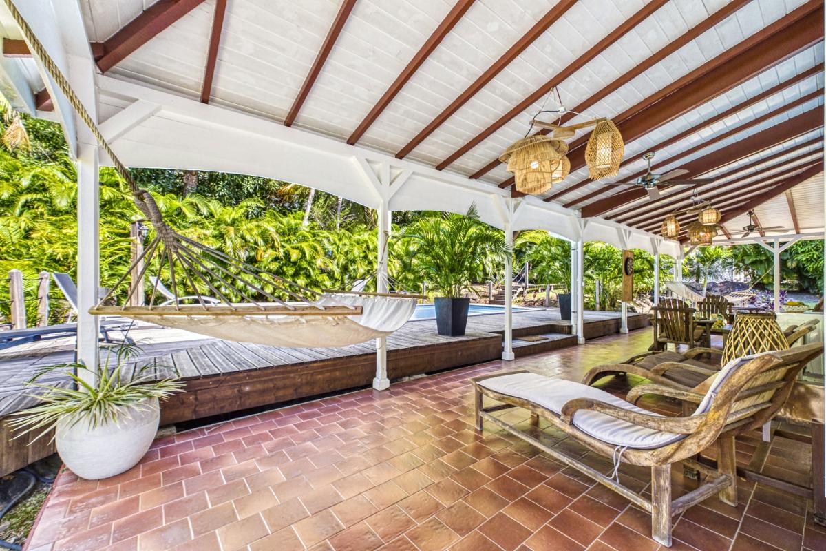 10.Location villa piscine Grande Anse 200m Deshaies Guadeloupe